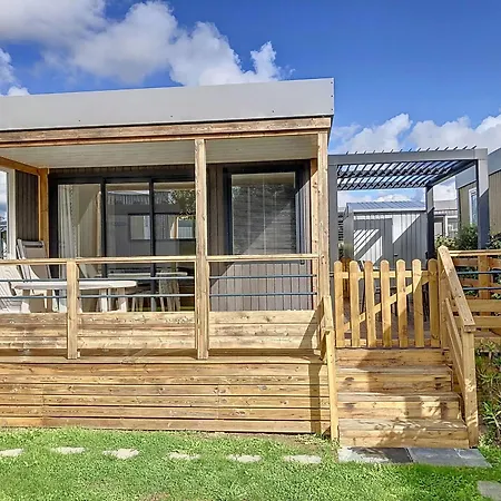 Mobil-home Grand Confort, 4 Pers, 2 Ch, Piscine Chauffee, Wifi, Animaux, Parking - Fr-1-361a-93 Jullouville-les-Pins